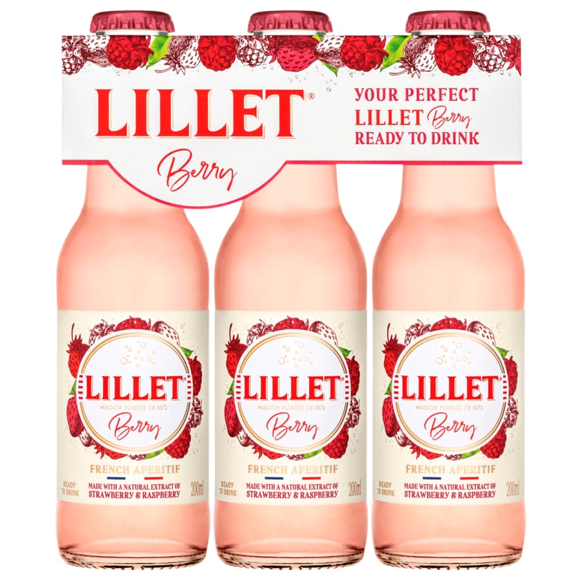 Lillet Berry Ready to Drink 3x0,2l